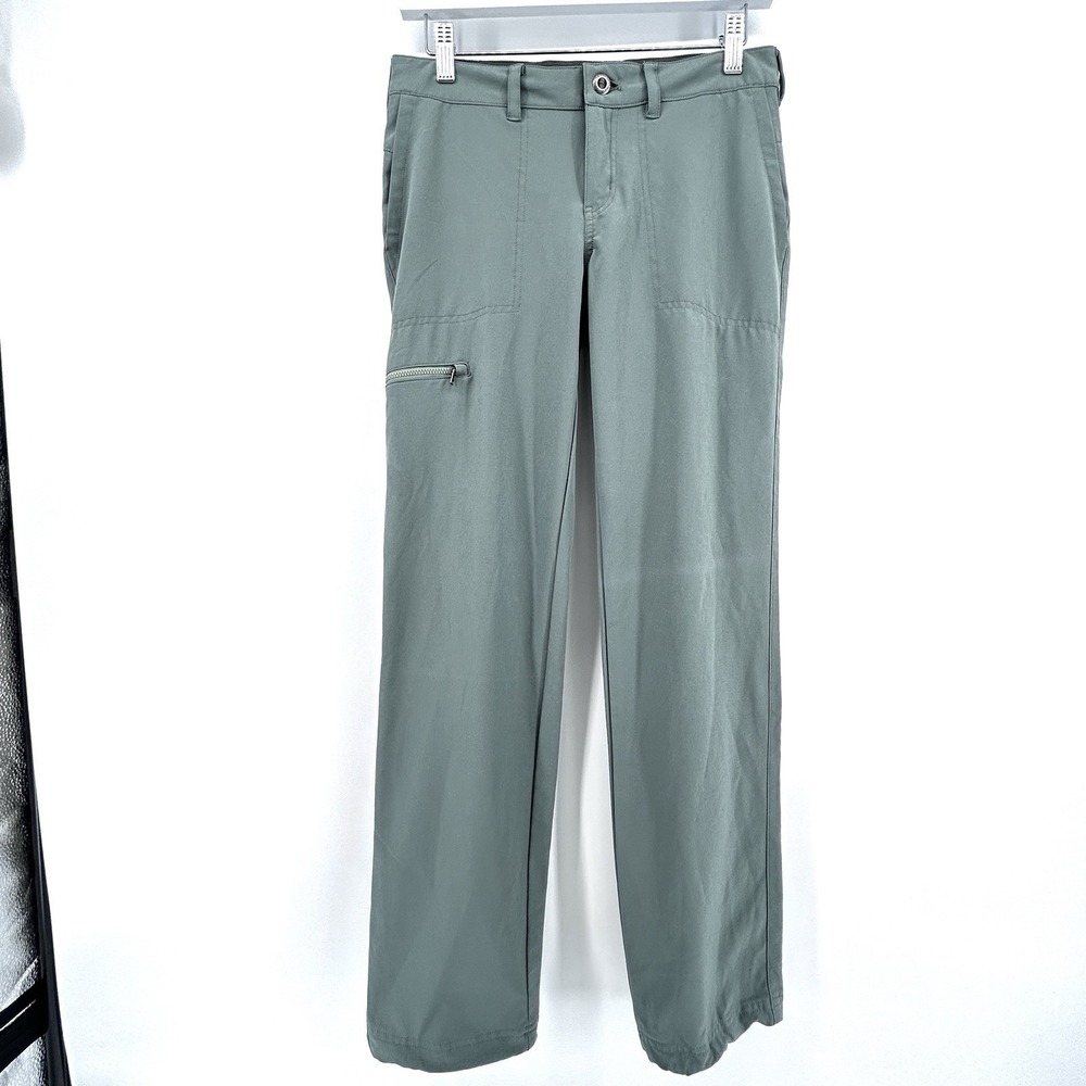 Patagonia Hiking Pants Womens 0 Sage Green Lightweight Trail Gorpcore Outdoor